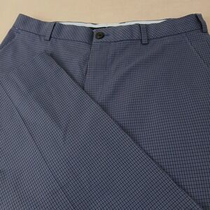 Brooks Brothers Clark 34x29 Mens Pants Chino Blue Check Plaid